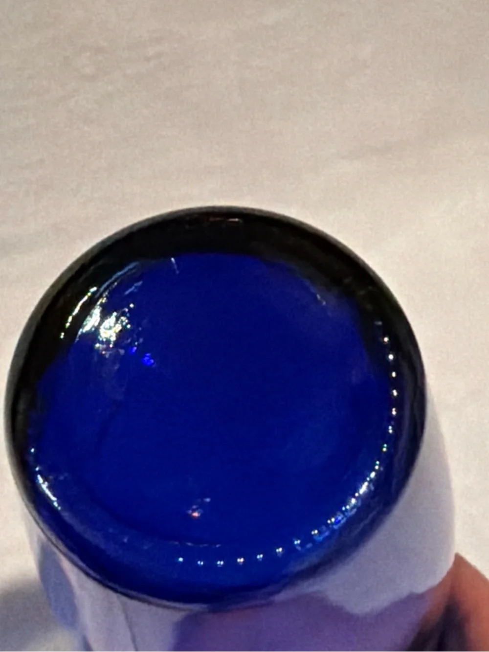 Studio Nova Cobalt Blue Tall Glass Vase